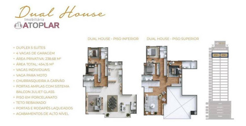Imagem 2 de 17 de Cobertura À Venda, 238 M² Por R$ 3.390.000,00 - Centro - Balneário Camboriú/sc - Co0158