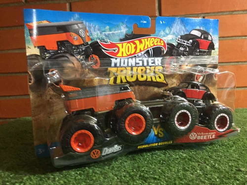 Hot Wheels Monster Trucks Vw Dragbus Vs Vw Beetle 2022