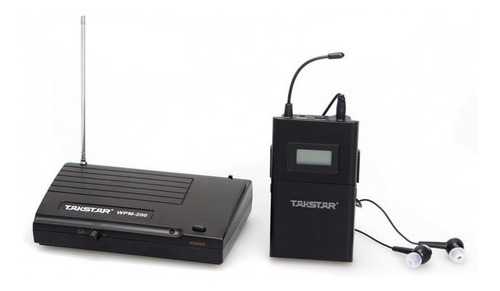 Imagen 1 de 8 de Monitoreo Intraural Inalámbrico Takstar Wpm-200 Uhf In Ear