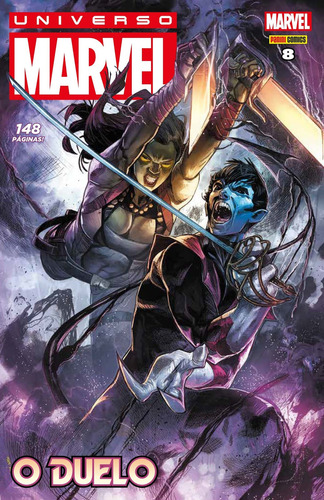 Universo Marvel X-men: O Duelo, De Marvel Comics. Série X-men, Vol. 08. Editora Panini Comics, Capa Mole, Edição Universo Marvel Em Português, 2017