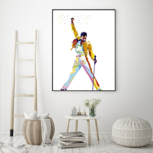 Imagen 1 de 1 de Cuadro Decorativo -  Freddie Mercury - Queen - 30x40 Cm