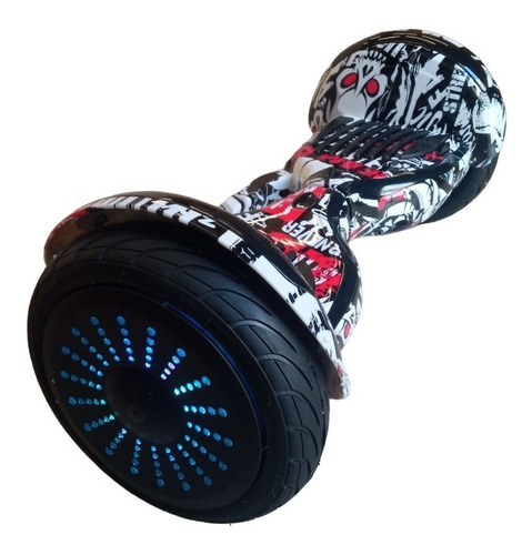 Imagen 3 de 6 de Hoverboard Electrica Patineta Con Luces Ruedas 10 Pulgadas