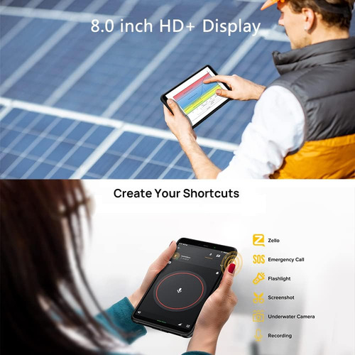Tablet Resistente Armor Pad Android 12, Tableta Imperme...