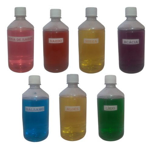Óleo De Unção Kit Com 3 Unid - 500ml - Escolha As Essências