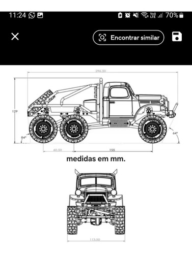 Carrinho De Controle Remoto Caminhão Fms Atlas 6x6 Vermelho Caminhão Atlas