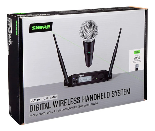 Sistema Inalámbrico Digital Con Sm58 Shure Glxd24+/sm58-z3
