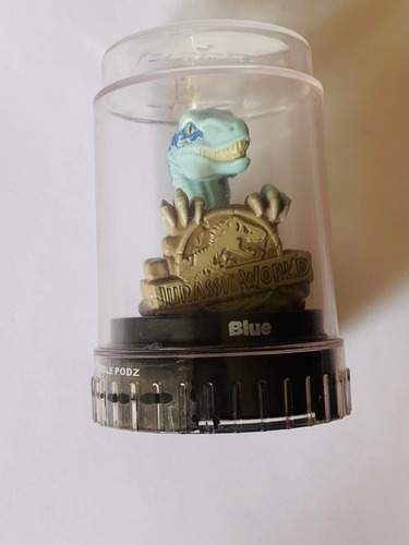 Blue Velocirráptor Jurassic World Podz Display Hasbro (Usado)