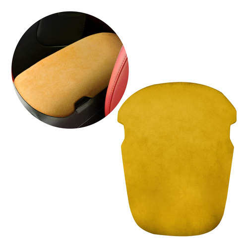 Cubierta De Consola Central Reposabrazos Caja Amarillo
