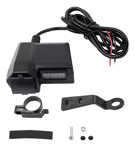 Cargador Celular Premium Usb Con Pantalla De Voltaje Moto