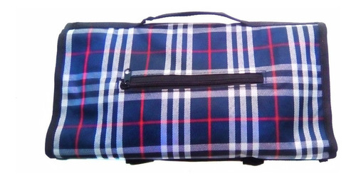 Bolsa Plegable De Mandado Con Ruedas Color Azul marino