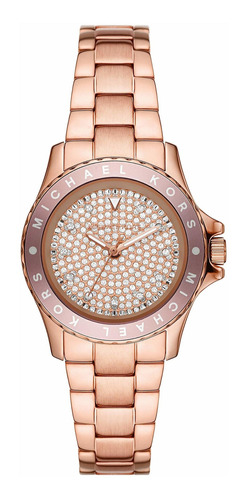 Reloj Mujer Michael Kors Mk6956 Cuarzo Pulso Oro Rosa En