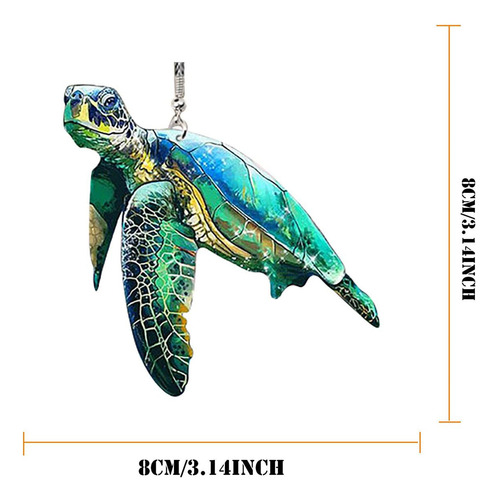 Adorno Plano Con Forma De Tortuga Marina Con Forma De Tortug