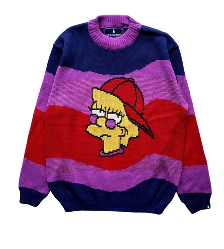 Lisa Sweater Simpsons Oficial Hombre Y Mujer Tifn