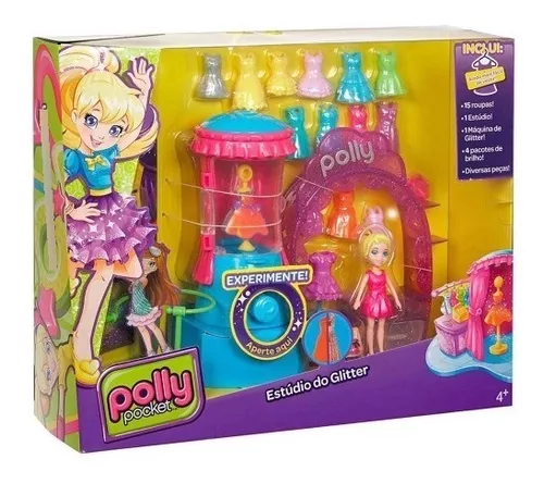 Conjunto Bonecas e Cenário - Polly Pocket - Máquina de Moda Doce - Mattel