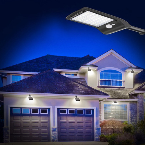 Luz Solar De Pared M 36 Led Para Exteriores Con Sensor De Mo