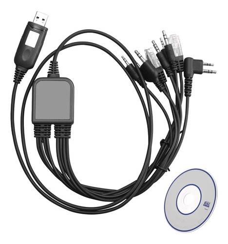 Nuevo Cable De Programación Usb 8 En 1 Para Motorola