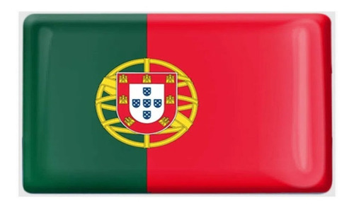Adesivo Resinado Bandeira Portugal