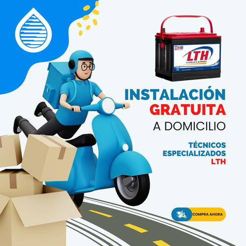 Pila De Carro Lth Modelo L-34-600. Entrega En Tultepec.