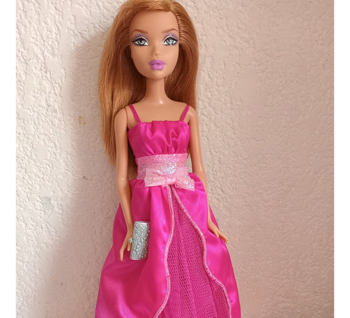 Muñeca Barbie My Scene Usada Con Vestido De Gala