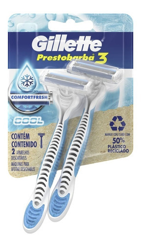 Maquina De Afeitar Gillette Prestobarba 3 Cool