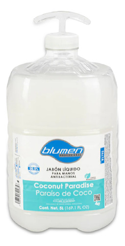 Jabon Blumen Antibacterial Coconut 5lts 2pz 91795