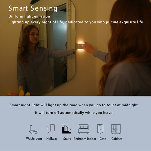 Luz Nocturna Con Sensor Nt, Cuerpo Led, Infrarrojo Tipo C, R