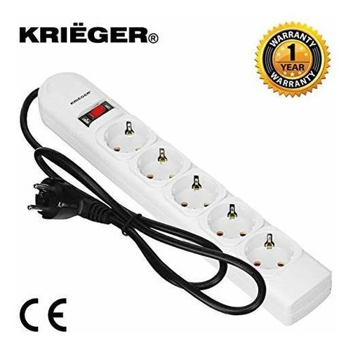 Video Kriëger Schuko Tipo Surge Protector Ac 220 230