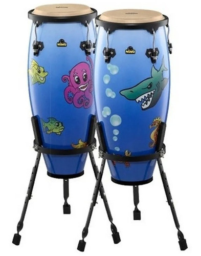 Congas Set 9 Y 10 Meinl Nino 910ds Ideal Para Niños!!