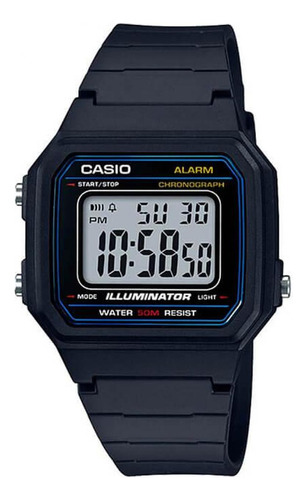 Reloj Casio Digital Unisex W-217h-1av