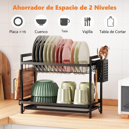 Escurridor De Trastes, Escurridores Para Trasteros 2 Niveles