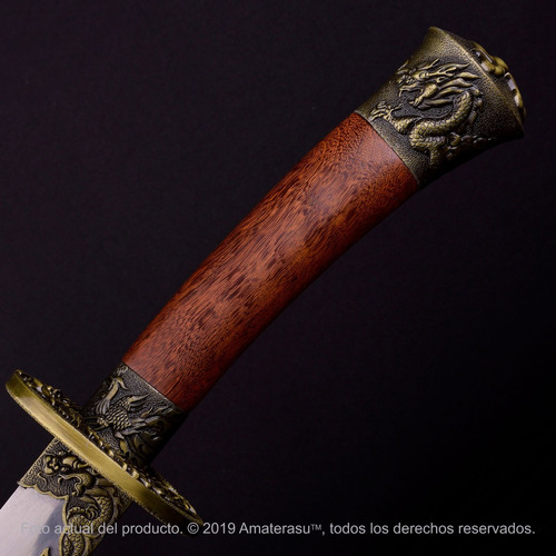 Imagen 4 de 10 de Espada Sable Dao Full Tang Acero Carbono Zhejiang Filo Extre