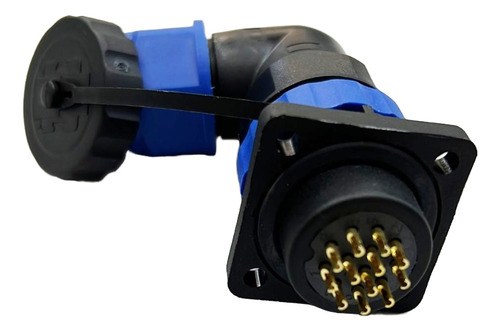 Conector 7 Vias Ip68 Prova D´água Sd20 Colheitadeira Trator
