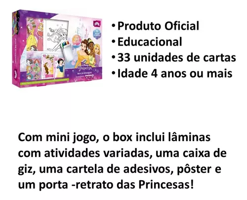 Box De Atividades Disney Princesas