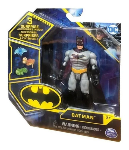 Muñeco Batman Articulado 3 Sorpresas Figura 