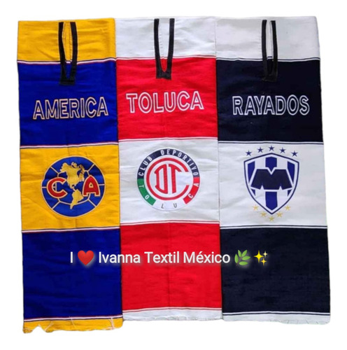 Jorongo Gabán Deportivo Ligamx America- Toluca- Monterrey