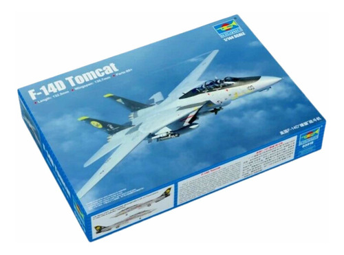 F14 Tomcat Avión Caza Moderno 1/144 Trumpeter 3919 Maqueta