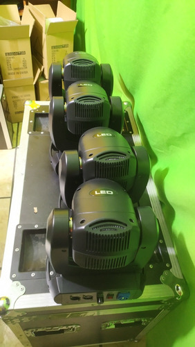 Cabezas Beam Moved Head 100w Prisma 18 Caras 8colores 8 Fig.