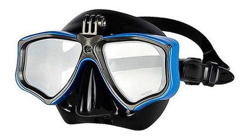 Mascara Buceo Con Soporte Para Gopro Azul Negro Diginet