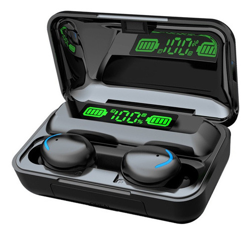 Auriculares Intraurales Inalámbricos Led Bluetooth F9-5c Par