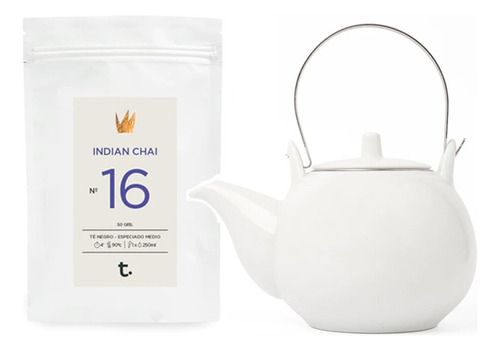 Set Tetera Classic + Té Hebras - Inside Tea Connection