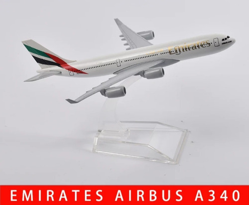 Air Bus 340 Fly Emirates. 16 Cm. Metal. 