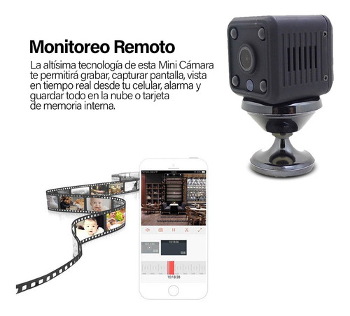 Imagen 3 de 7 de Mini Cámara Seguridad Espía Wifi Inalámbrica Full Hd 1080p