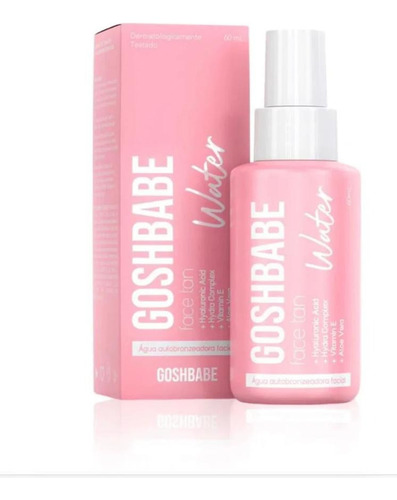 Autobronceador Facial, Gosh Babe, Agua Autobronceadora 