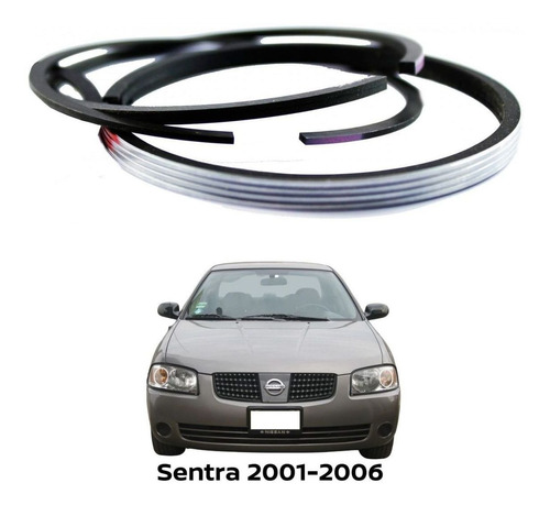 Juego Anillos En Std Sentra S-er 2006 M. 2.5 Orig