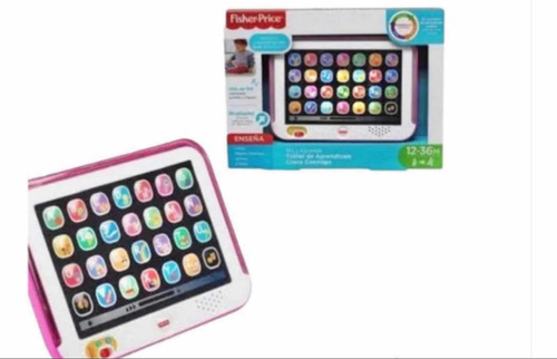 Tablet De Aprendizaje Rie Y Aprende Fisher Price Rosa 300k