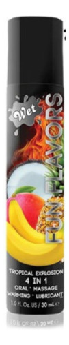 Lubricante Wet Fun Flavors Explosión Tropical 1oz 30ml