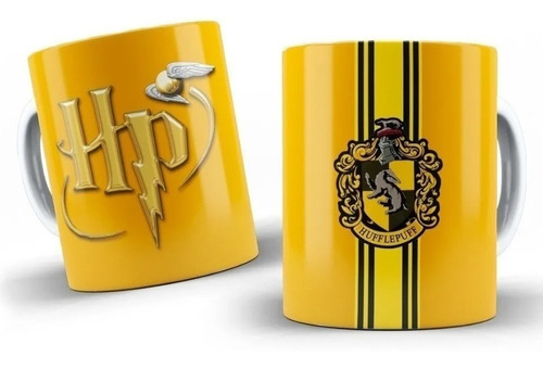 Taza Magica De Harry Potter Hufflepuff