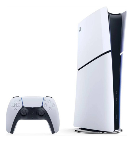 Console PlayStation 5 Slim Sony, SSD 1TB, Edição Digital, Com Controle Sem Fio DualSense, Branco + 2 Jogos Digitais