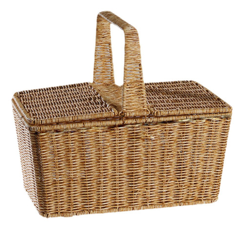 Pp Material Canasta De Picnic Con Mango Canasta De