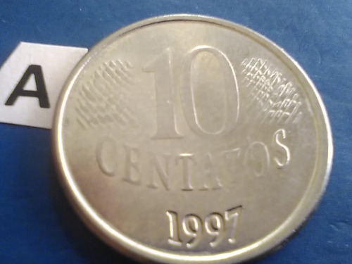 Monedas De Brasil 10 Centavos 1997 Money Argentina 